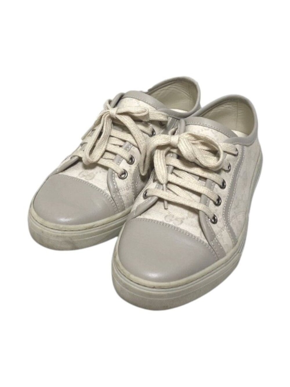 Gucci GG Canvas Sneakers Gray Spring Summer Autumn Winter